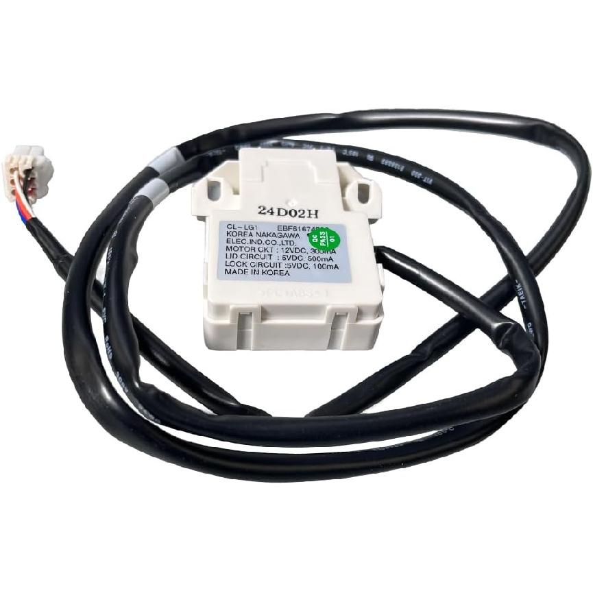 EBF61674802 EBF60665201 Washer Lid Lock Switch Replacement Part | Compatible with LG Kenmore Washer, Replaces EBF61674802 EBF60665201 AP5785599