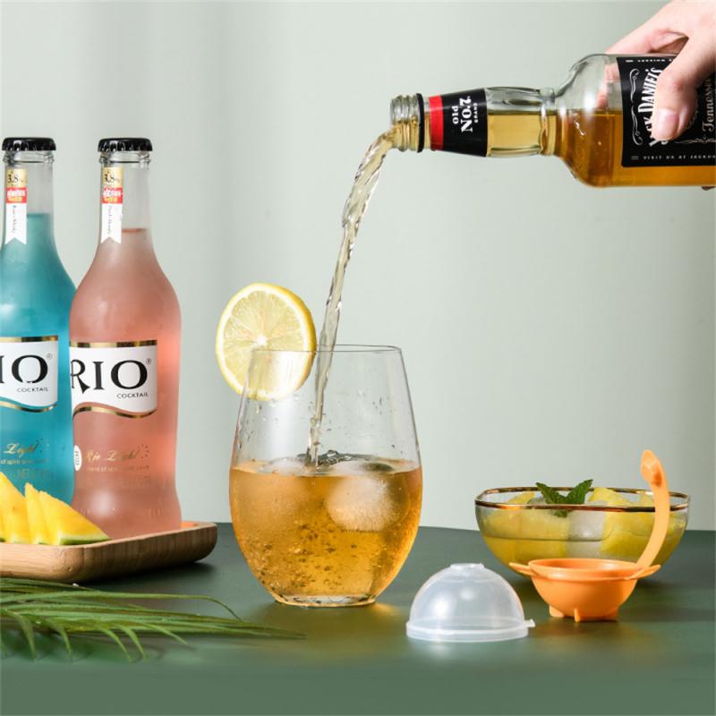 5CM Round Ball Ice Cube Mold DIY Ice Cream Maker Plastic Ice Mould Whiskey Ice Tray For Bar Tool Kitchen Gadget Accessories