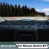 For Nissan Sentra B17 Sylphy 2012-2014 2015 2016 2017 2018  Car Dashboard Cover Mat Dash Board Sun Shade Pad Non-slip Mats