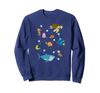 Finding Nemo Pixilized Sea Creatures Sweatshirt