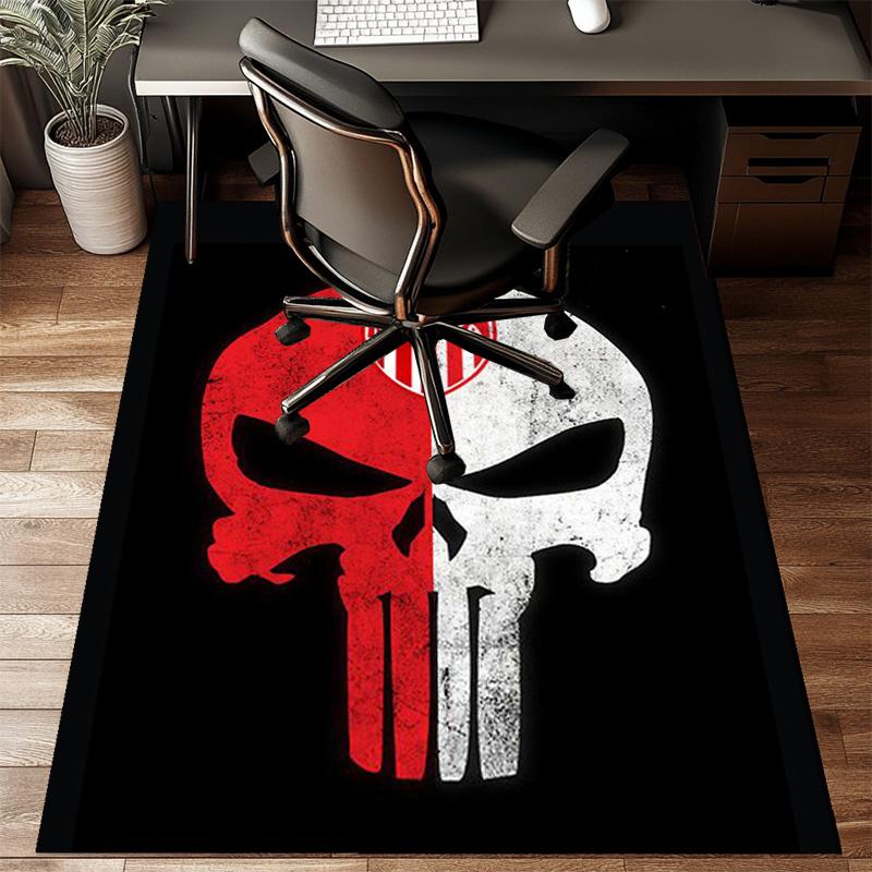 Soccer Player Printed Office Carpet Chair Cushion Entryway Rug, Rugs for Living Room, Bedroom Christmas gifts