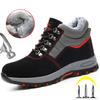 Safety Boots Men Winter Warm Work Shoes Puncture-Proof Steel Toe Work Boots Men Women Safety Shoes Security Protective Boots