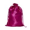 Gift Bags Pink Salon Black Satin Storage Bags Silk Wig Pouch Wig Packaging Tools Anti Dust Wig Bag