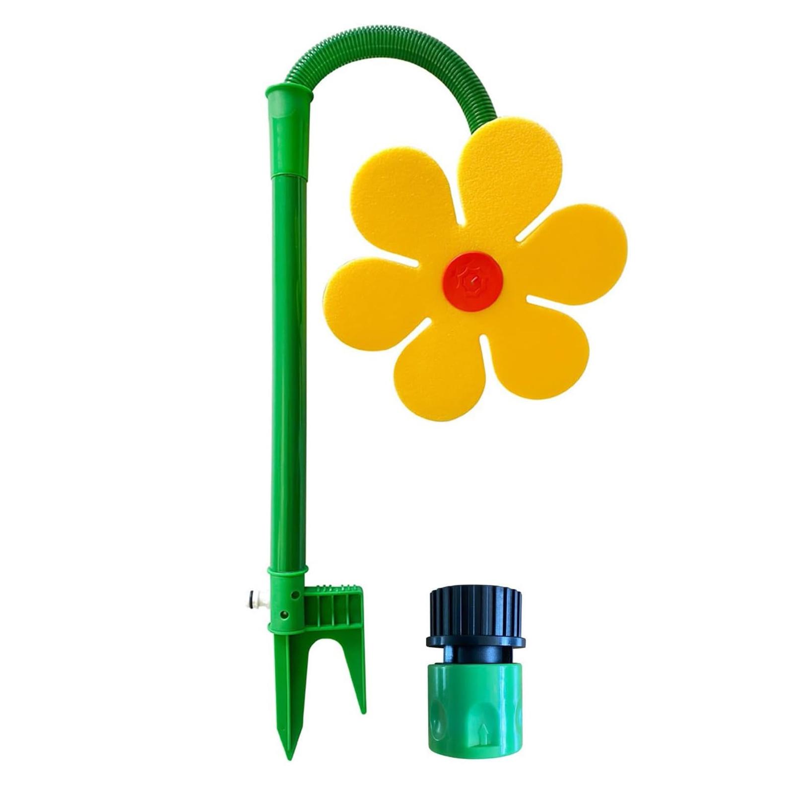 Crazy Daisy Sprinkler 360 Rotating Dancing Flower Water Sprinkler Adjustable Lawn Sprinkler for Yard Watering Irrigation Tools