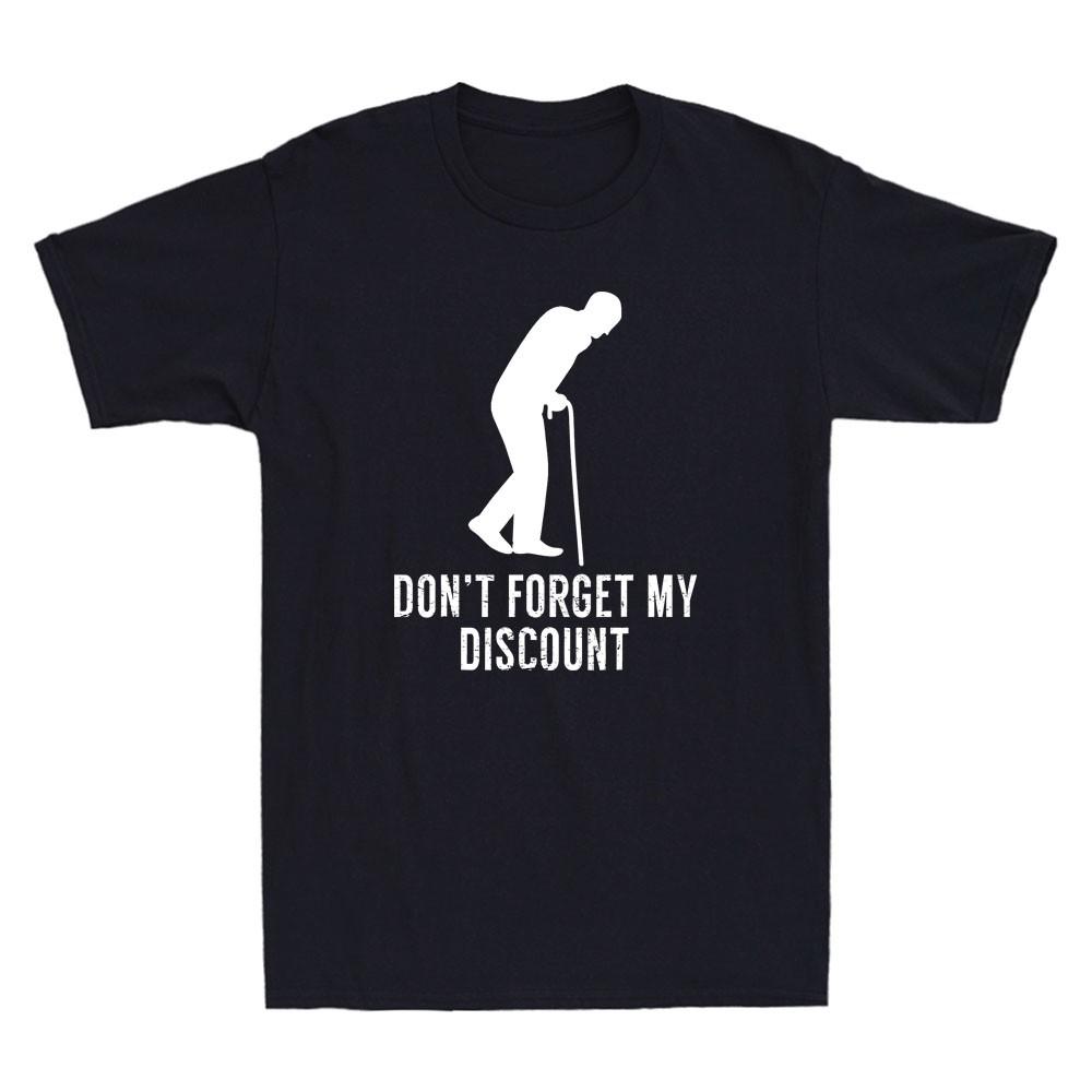 Don t Forget My Discount Funny Graphic Humor Saying Quote Vintage Men s T-Shirt M