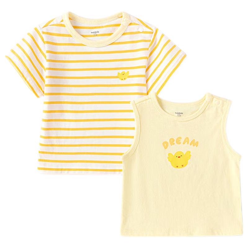 Balabala [balaOne] Infant Short Sleeve T-Shirt 2-Piece Set 80