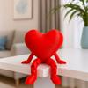 Funny Poseable Jointed Rose Figure Jointed Movable Red Love Figurines  Valentine's Day