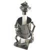 Les Trésors De Lily [M9885] - Hunter 'Metal Sculpture' Bottle Holder - 23.5x13x12 Cm