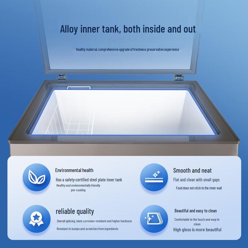 AUCMA Household Single-Temperature Chest Freezer