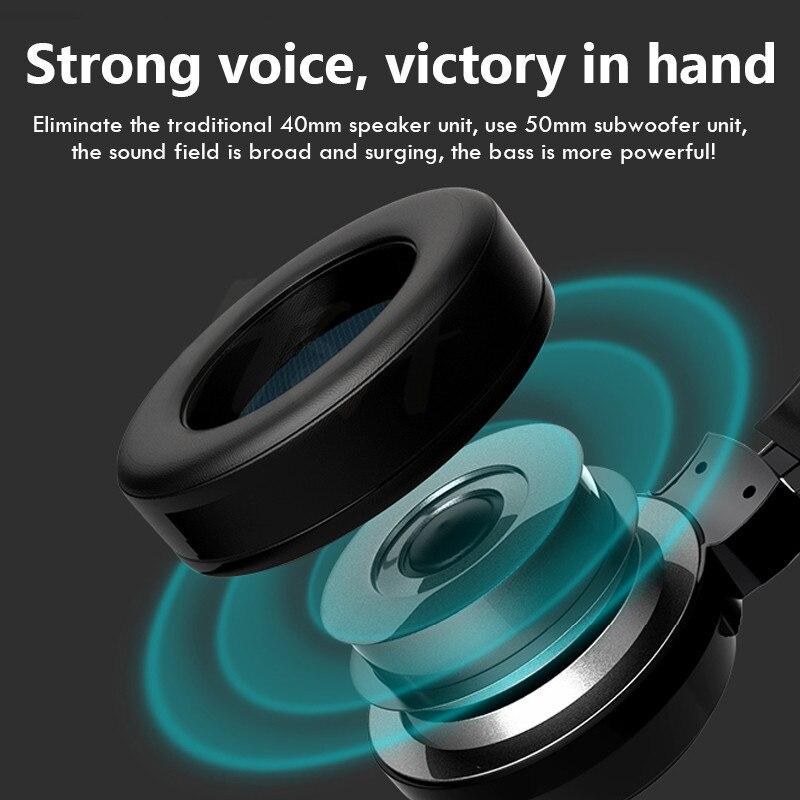 2020 Gaming Headsets Gamer Headphones 7.1 Surround Sound Stereo Wired Earphones USB Microphone Breathing Light PC Laptop Game Headset