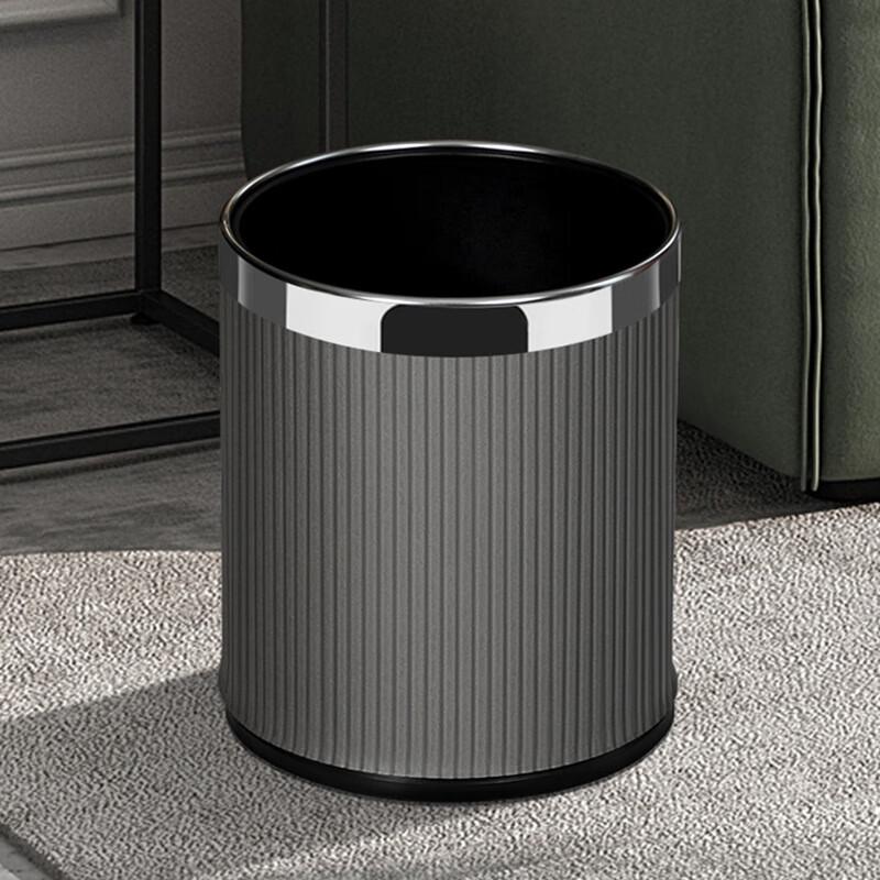 Cestino per rifiuti moderno in rattan francese Xuanyong 14L