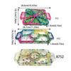 DIY Epoxy Crystal Valentines Day Four-Leaf Grass Storage Box Mold for Soap Candle Holder Jewelry Storage Home Decor