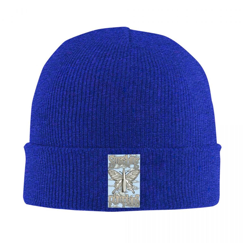 Smashing Pumpkins Warm Knitted Cap Winter Knit Bonnet Hat Skullies Beanies Hip Hop Caps for Unisex