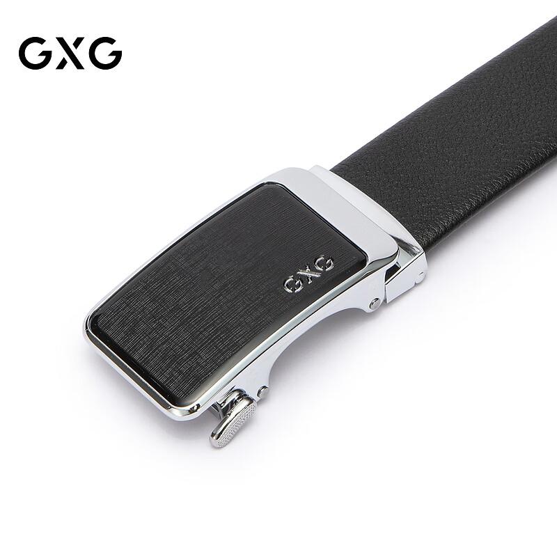 GXG Men s Automatic Buckle Leather Belt 120cm