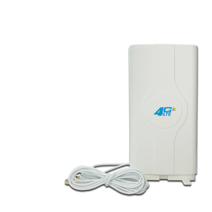 3G 4G Lte Antenna Mobile Antenna 700~2700mhz 30dbi SMA CRC9 TS9 Male Connector Booster Mimo Panel Antenna+2 Meters