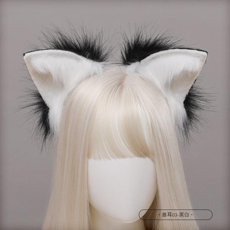 Handmade Simulation Beast Tail Cute Cosplay Dress Up Comic Show Fashion Accessories Handmade Plush Fox Tail