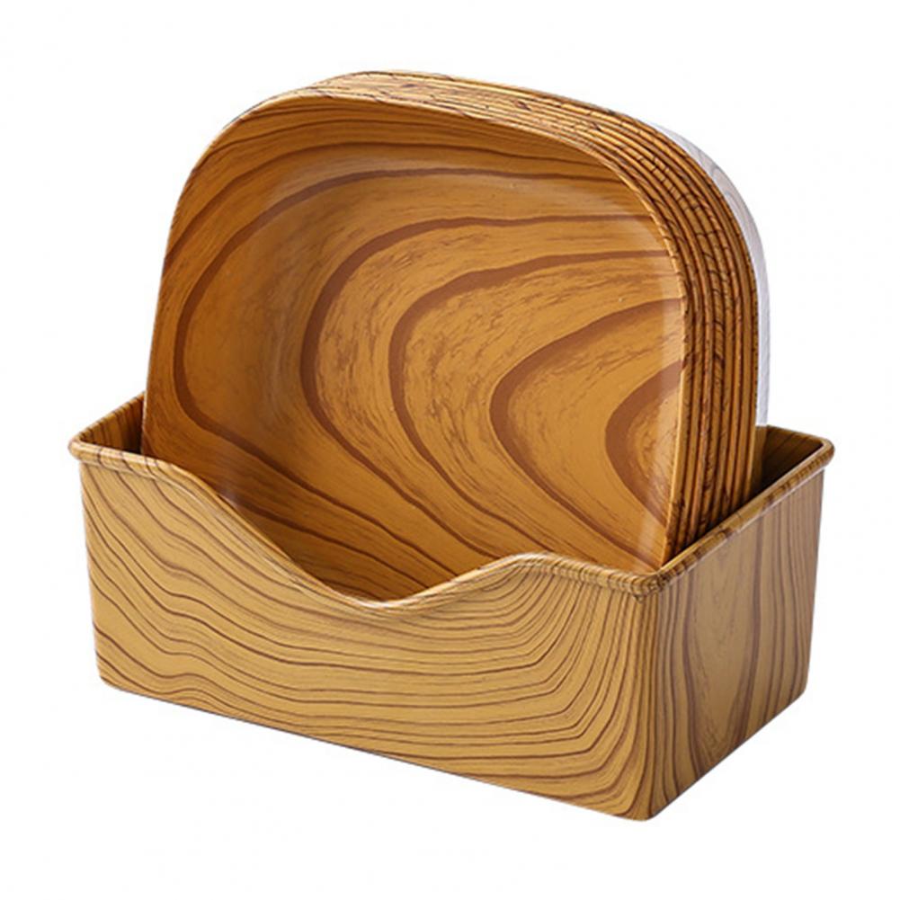 

Блюдо для вертела из кости, кухонное, под дерево, пластик, квадратная тарелка, сухофрукты, фруктовый торт, закуски, тарелки, посуда для закусок, миска, тарелка, столовая посуда