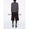 CS Spring/Summer New Women's Clothing Fashion Wind Minimalist Long Sleeve Casual Version Boat Neck Striped T-shirt Top 1282811
