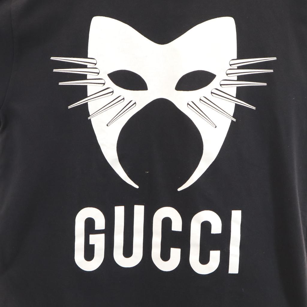 GUCCI made in Italy mask Short sleeve T-shirt black Men's Used