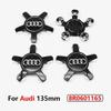 4pcs 135MM Car Hub Caps 8R0601165 4F0601165 For 8ysmd A4 A5 A6 A7 Q3 Q5 A3 S5 Accessories Auto Wheel Center Cap Hubcap Rim Covers ysmd8