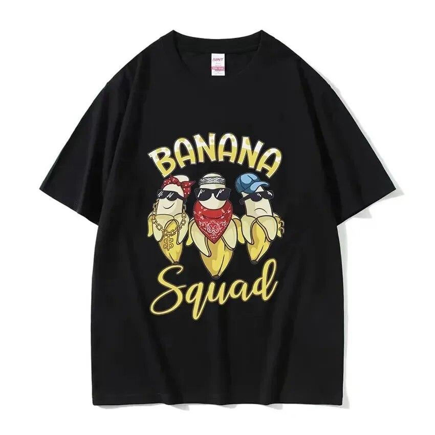 Funny Cute Banana Cat Happy Bananacat Meme Tshirt Unisex Women T-Shirt Cotton Streetwear Short Sleeve T Shirt Tee Clothes