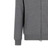 Emporio Armani EA7 Logo Tape Hooded Zip-Up Long Sleeve Sweatshirt Men sweatshirts Dark-Gray 6DPM12-PJOGZ-3925