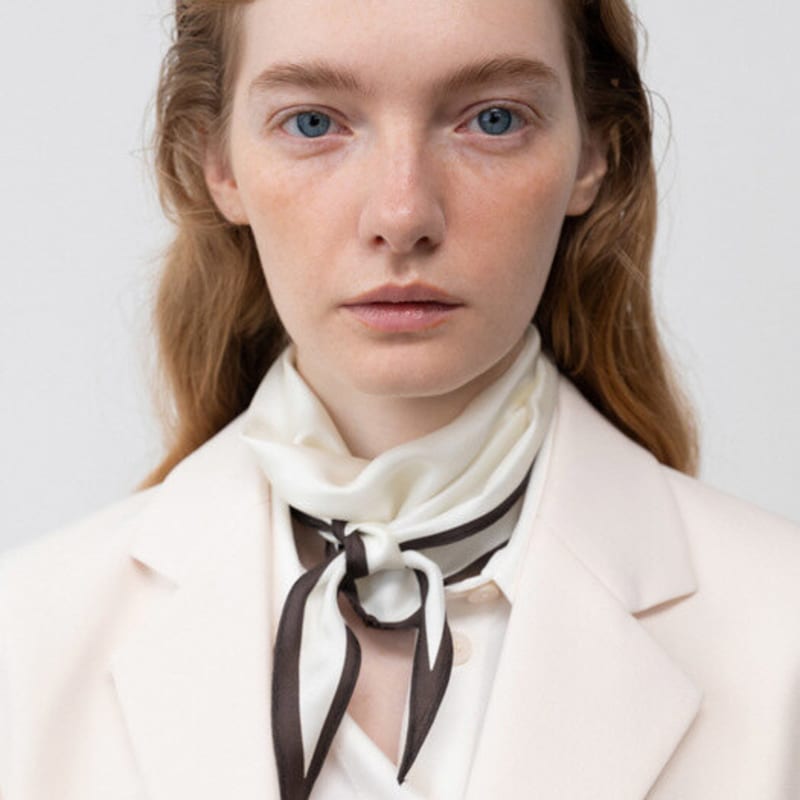 Saint Luxure Brin Petite Rhombus Scarf (6 COLORS)