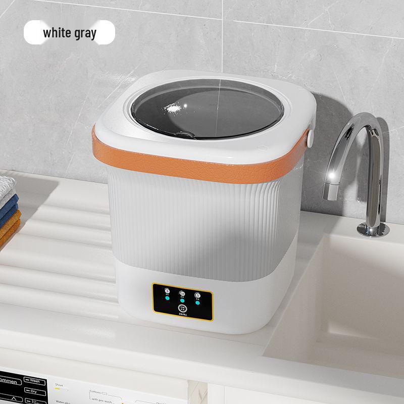 Compact Large-Capacity Mini Washing Machine for Dorms and Household Underwear Laundry