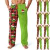 Bas de Pyjama de Noël pour Homme Pantalon Confortable avec Poches Vêtements de Nuit Doux Vêtements d'Intérieur Pantalon de Pyjama Décontracté pour les Fêtes