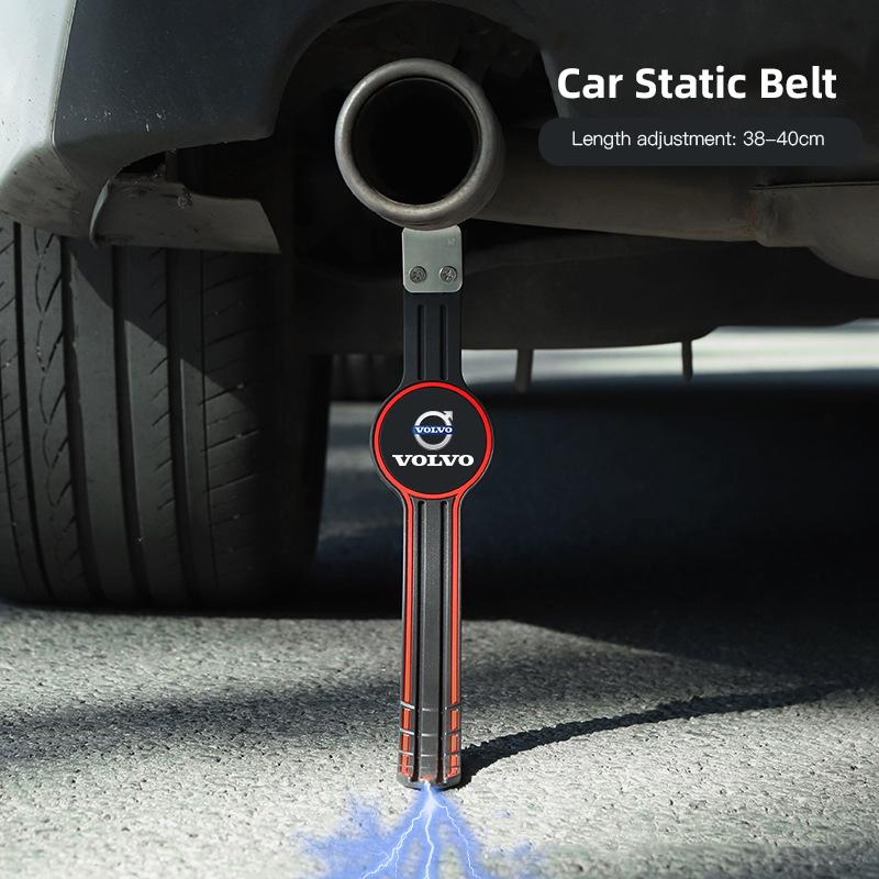 bja6 For Volvo Car Eliminate Static Electricity Strap Drag Grounds Ribbon For Volvo Xc60 Xc90 V40 V60 S60 V50 V90 S80 C40 XC40 V70 XC