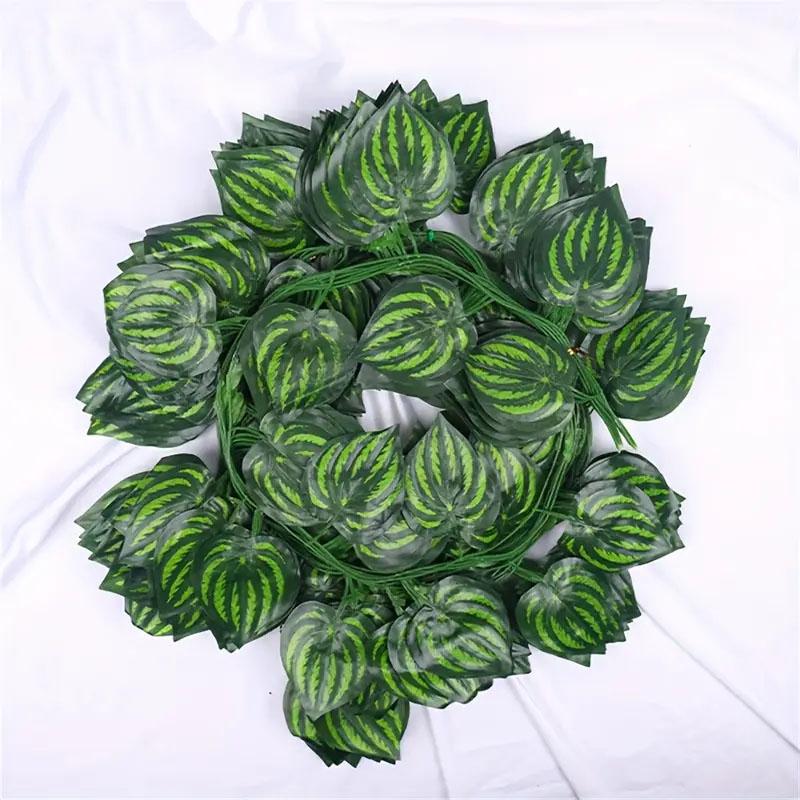 Fake Vines for Room Artificial Ivy Garland Hanging Plants Faux Greenery Leaves Bedroom  Aesthetic for Wall Wedding Party Decor