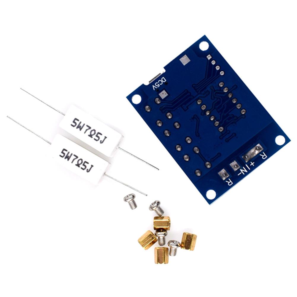 HW-586 Battery Tester LED Digital Display 18650 Lithium Battery Power Supply Test Resistance Lead-acid Capacity Discharge Meter