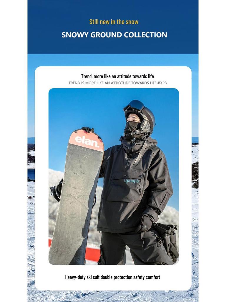 Northeast Outdoor Windproof Waterproof Ski & Work Pants, Versatile for Men & Couples - Winter Trendy Brand