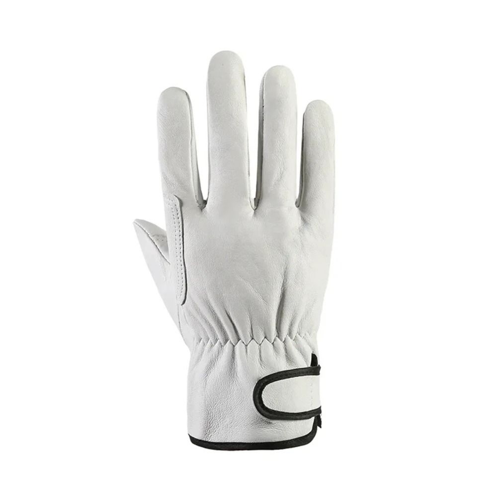 Leather Work Gloves Welding Security Gloves Tough Wear-resistant Gloves  Ranch