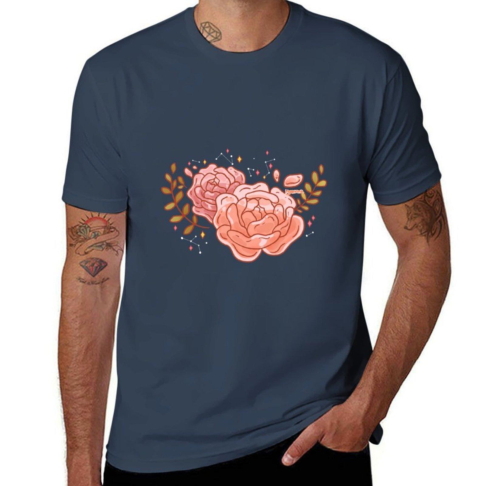 Two Clear Roses TShirt Outdoor Working TShirt S
