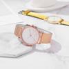 1PC Women's Fashion Simple Heart-shaped Watch Strap Pin Buckle Women's Clock Quartz Watch