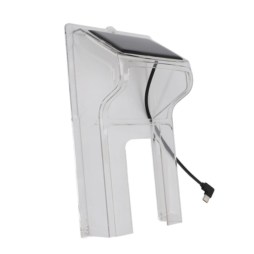 Doorbell Rain Cover Transparent Plastic ABS Weatherproof Solar Powered Door Bell Cover