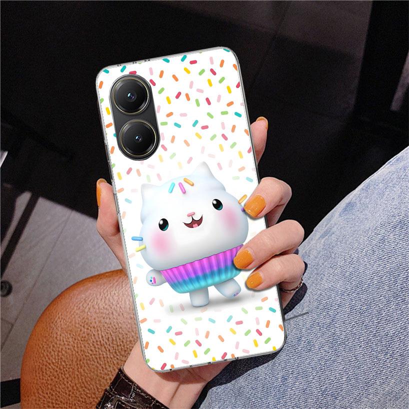 Cartoon Gabbys Dollhouse Phone Case For Xiaomi Poco X7 X6 X5 Pro F7 Ultra Redmi 15C 15 13C 13 12C 12 10 10A 10C 9 9A 9C 9T Cover