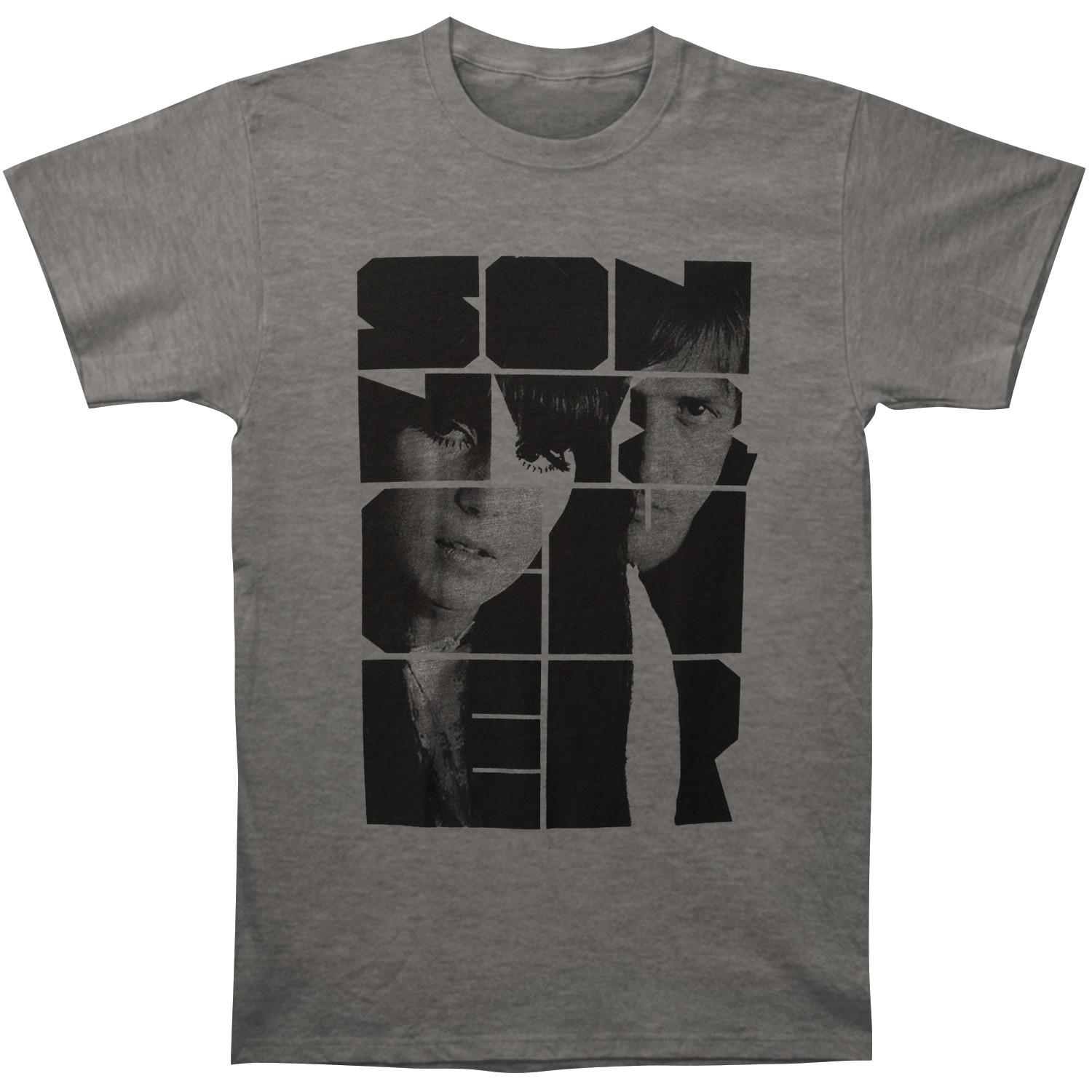 

Men s Sonny Cher Logo Image Super Soft Tee T-Shirt Mens Womens Tees Top Grey S