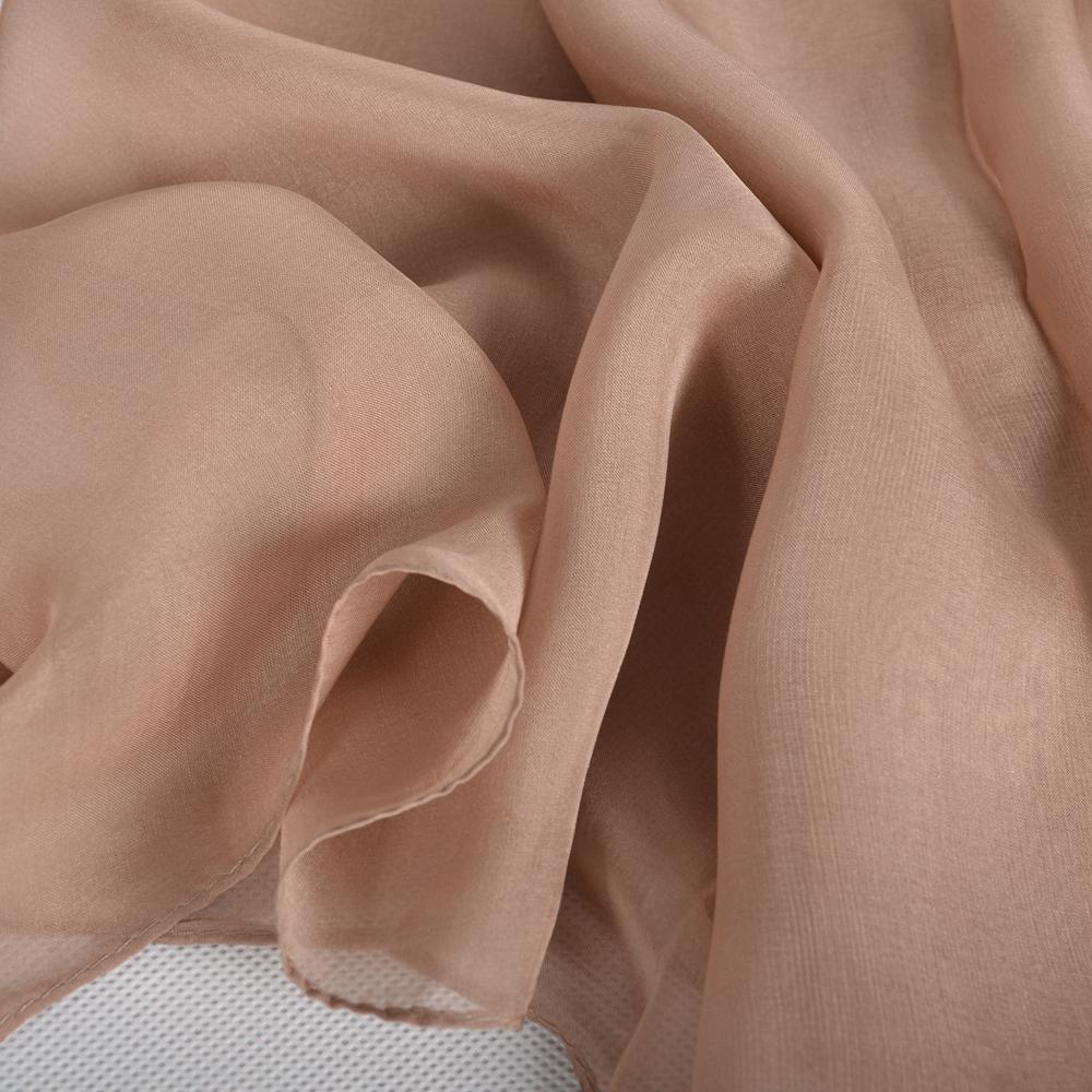 [BYSIFA] Winter Brand Khaki Shawl Scarf Ladies Fashion 100% Mulberry Silk Long Scarves Wraps Spring Fall Chiffon Silk Scarf Cape