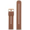 Rubber Watch Strap U27 - Brown/Rosegold - 18Mm