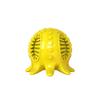Octopus Shaped Squeaky Dog Chew Toy Bite Resistant Rubber Puppy Toy Teeth Cleaning Gum Care Interactive Pet Toy for