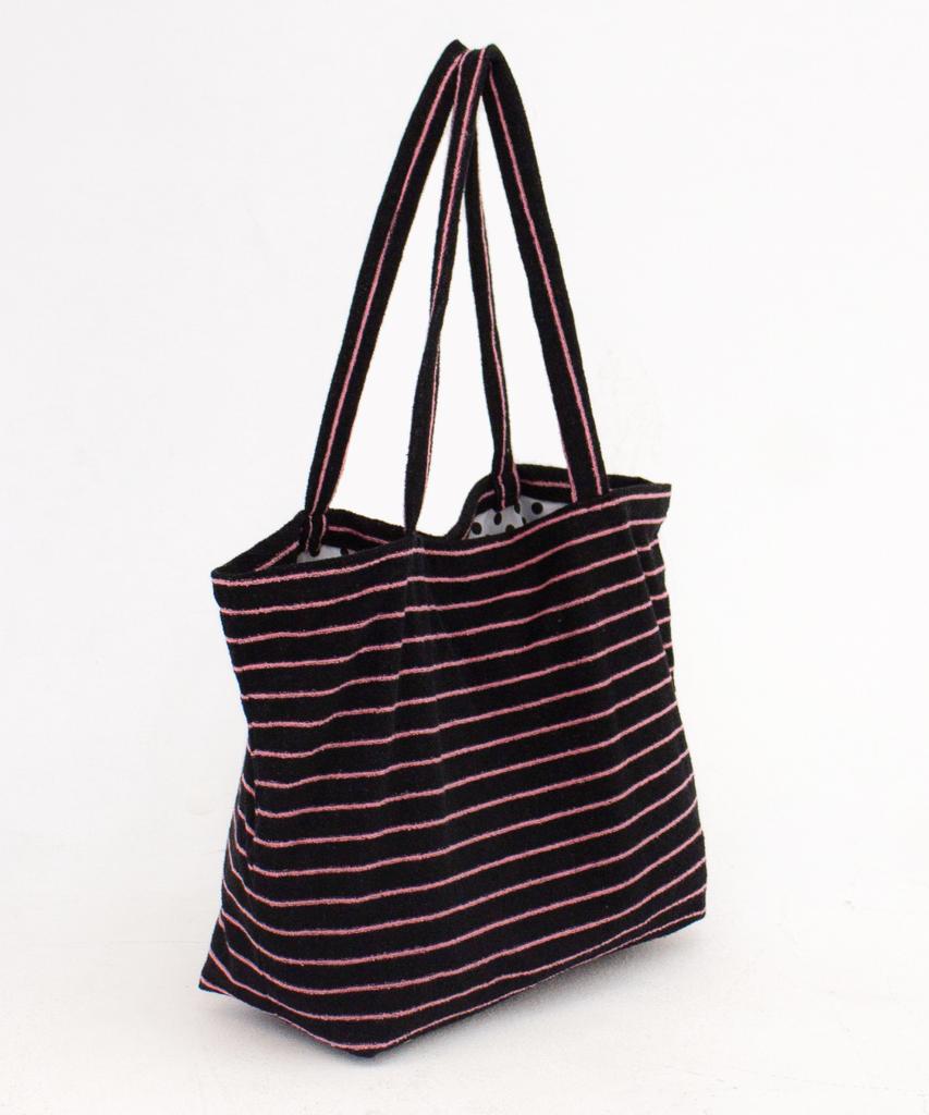 Mysti Core Terry Tote Bag (Blackberry)