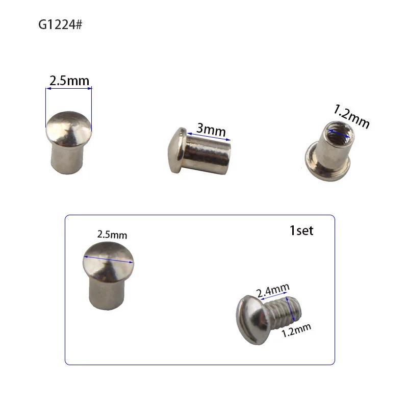 

100sets/lot Spectacle Screws Internal thread screw for installing eyeglasses bridge temple hinges