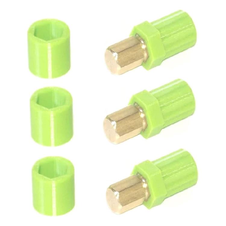 

3 Pack Hex Shear Shaft Couplers Reliable Stand Mixer Noodles Roller Repair Kits 1