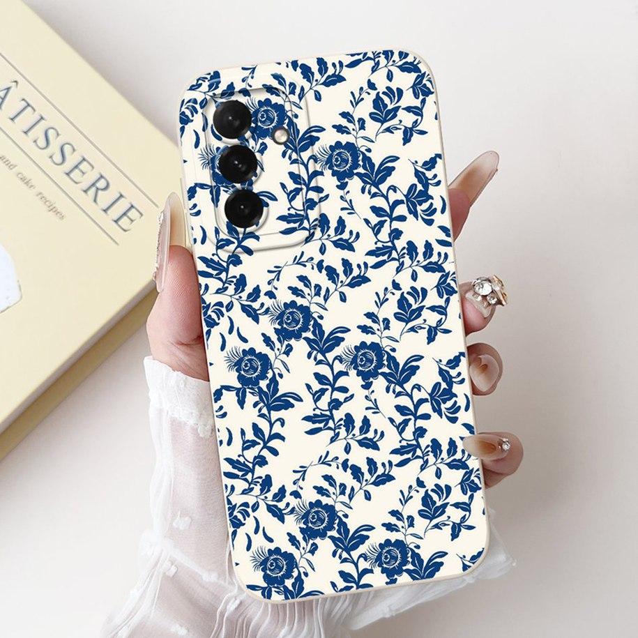 For Samsung Galaxy A36 A56 5G Case SM-A566B SM-A366B Cover Popular Flower Girls Soft Silicone Matte Funda on GalaxyA56 A 56 Capa