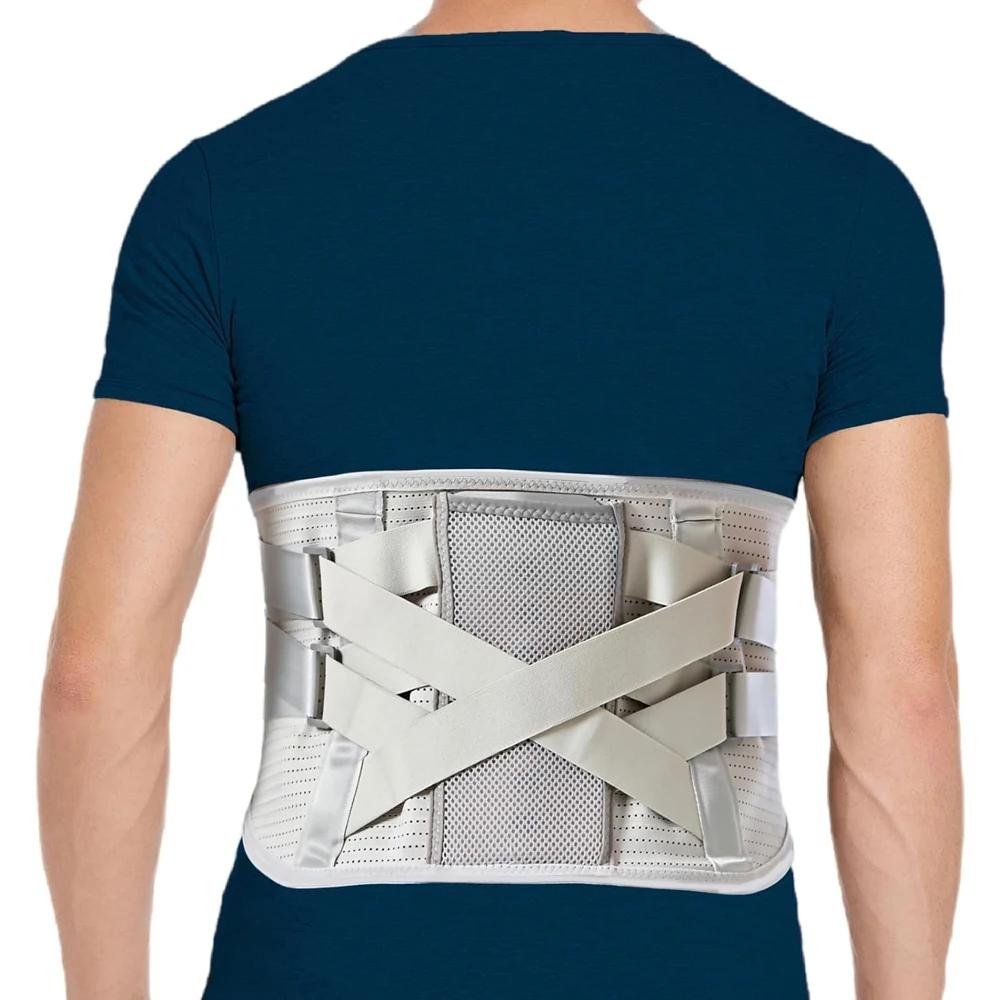 Lower Back Brace Pain Relief Lumbar Support Belt For Women Men Waist Support Herniated Disc Sciatica Removable Stays