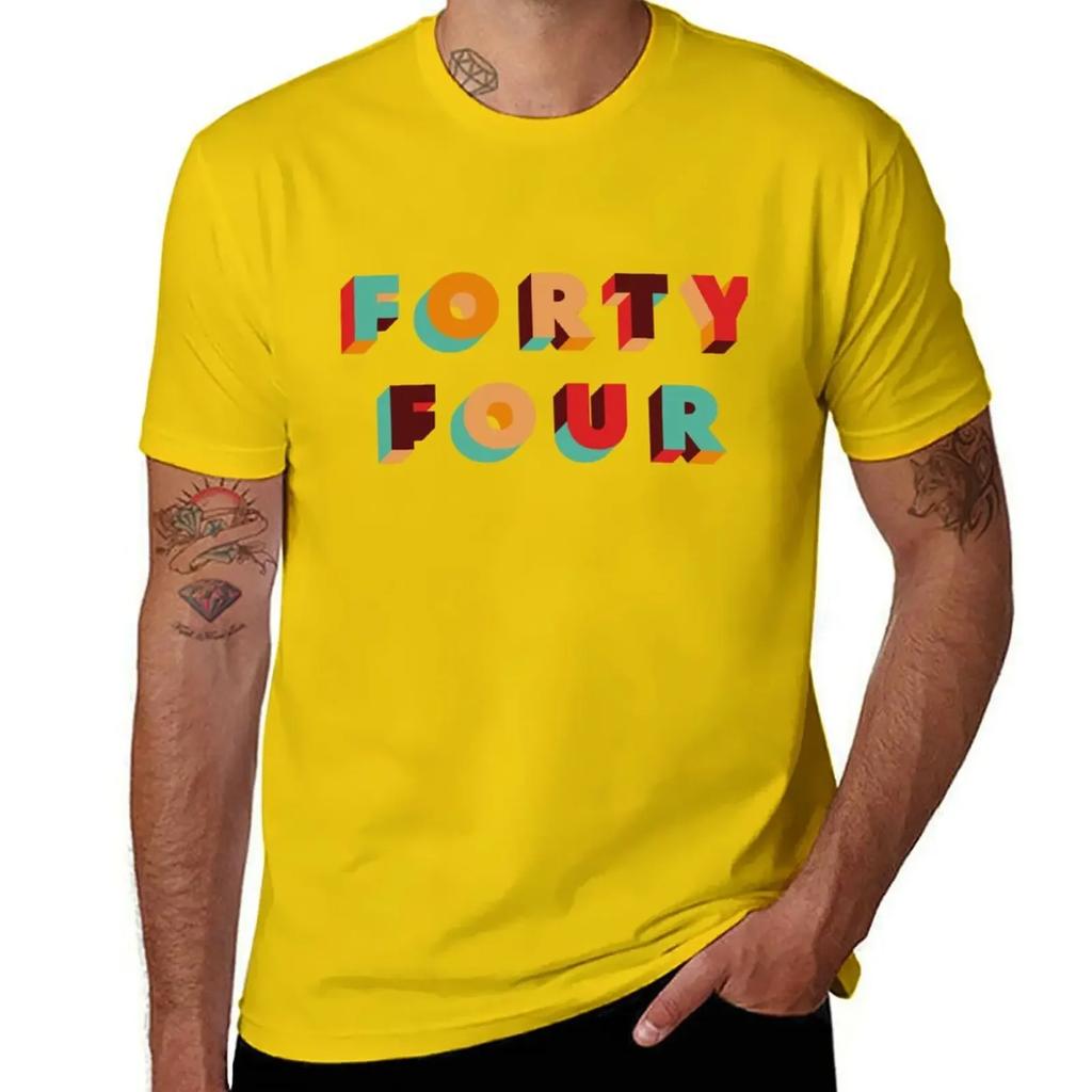 How Ridiculous Merch 44 Block Colour || Forty Four T-Shirt Sweat Anime Mens T Shirts Casual Stylish