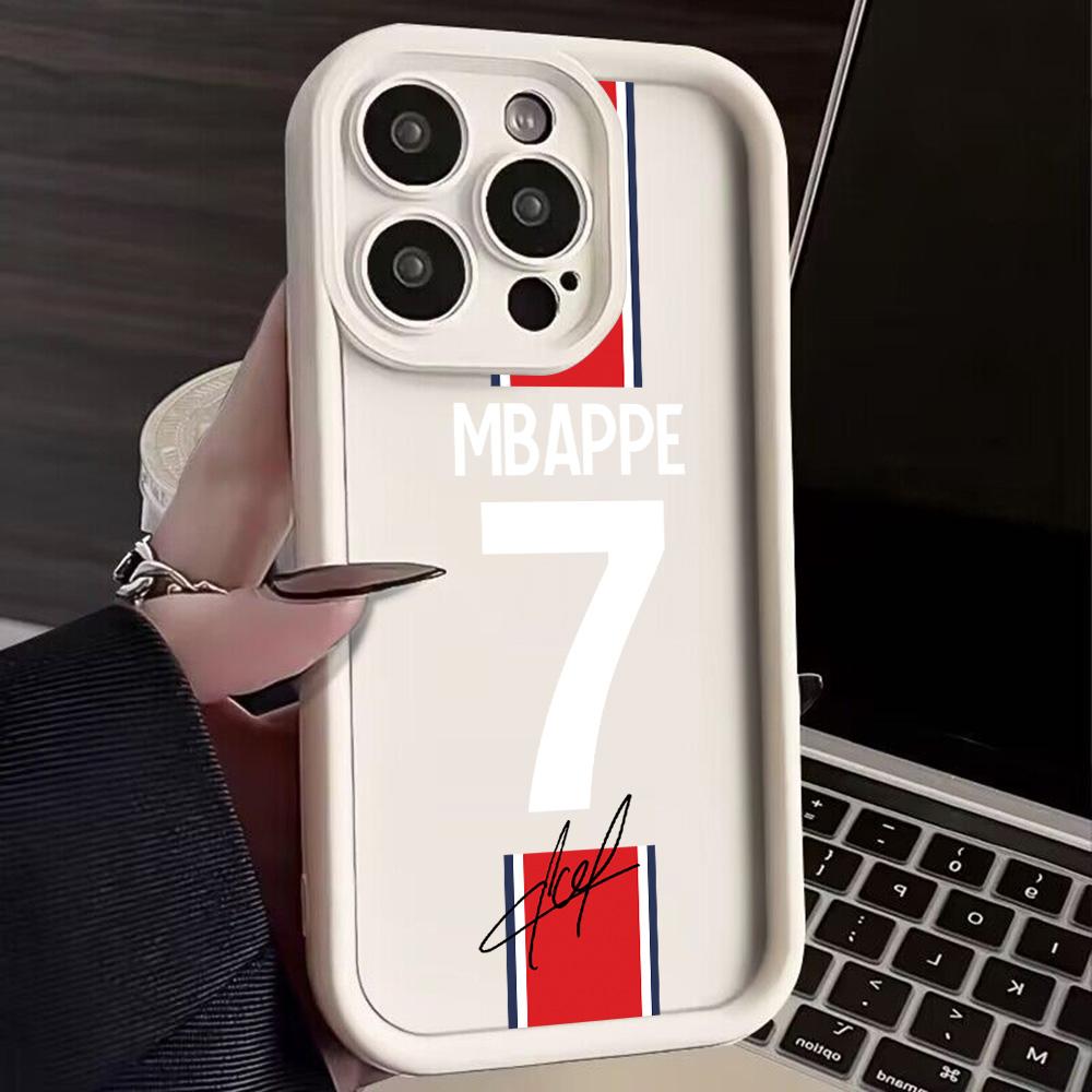 Funda de Teléfono Número 7 10 de Fútbol para iPhone 16e 16 15 14 13 12 11 Pro Max Mini XR XS X 7 8 6 6s Plus Cubierta Trasera Suave de TPU