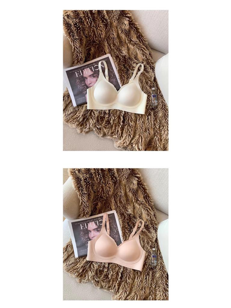 Nude Lift Nahtloser Push-Up-BH für Damen - Weich, Bügellos, Handflächen-Cup, Kleine Brustvergrößerung, Seitenstütze